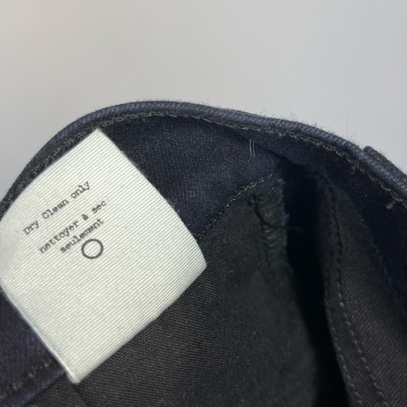 Rag & Bone Costed Skinny Moto Biker Jeans Zip Ankle Pockets Blue Black Low Rise - Picture 11 of 14